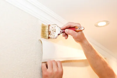 Pose de papier peint à Chailly-en-Brie — revêtements muraux et toiles de verre